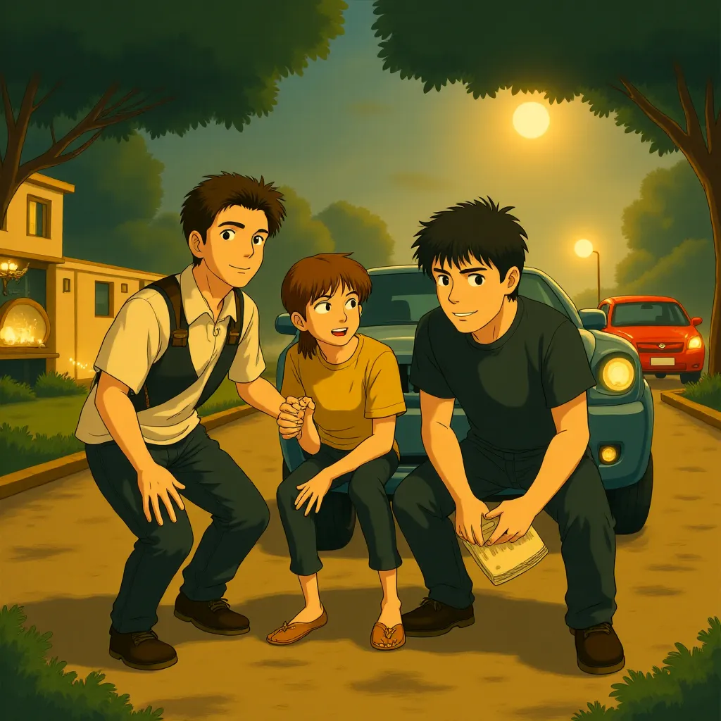 Thomas Mann, Oliver Cooper, and Jonathan Daniel Brown in Project X (2012) - Anime style