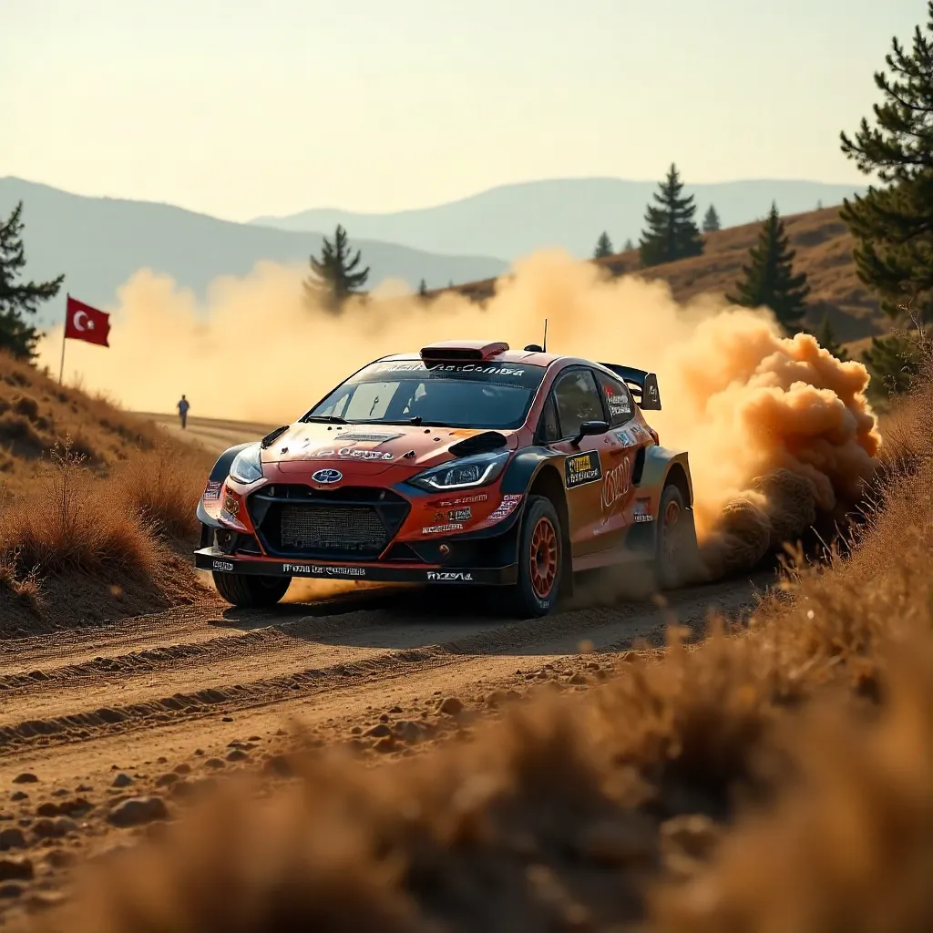 Dusty Rally Sprint in Beynam, Ankara, Türkiye