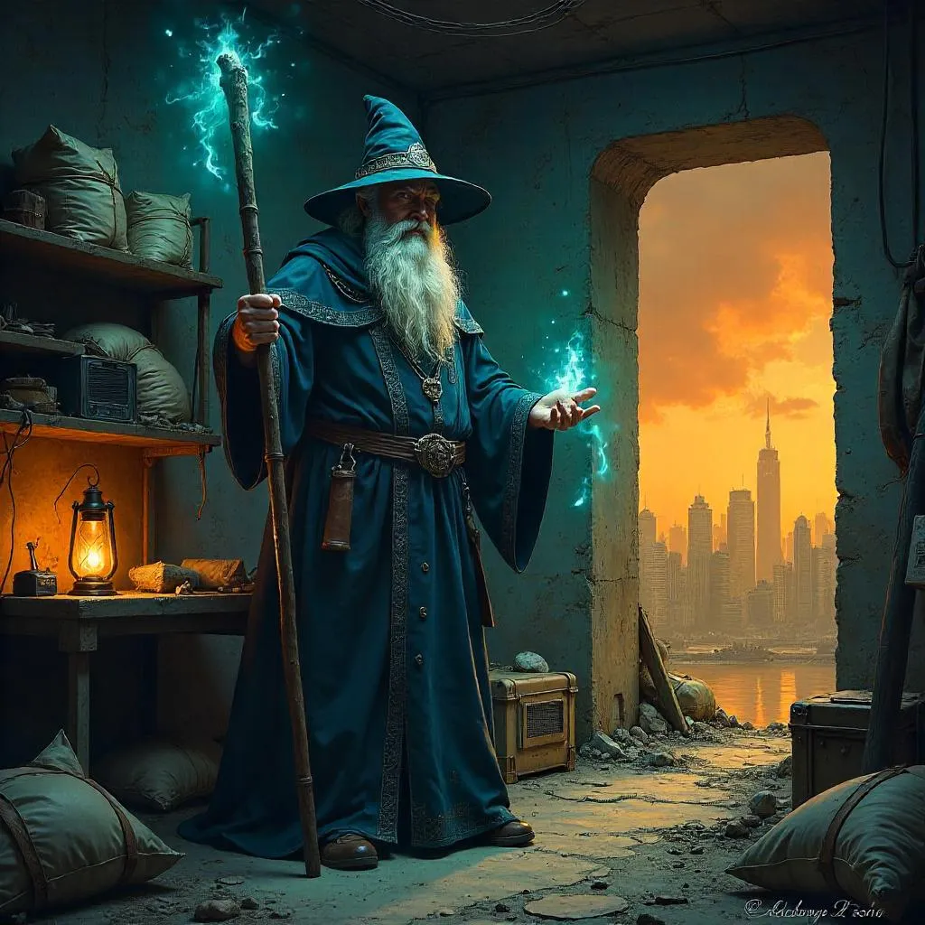Wizard of Hope in a Bomb Shelter