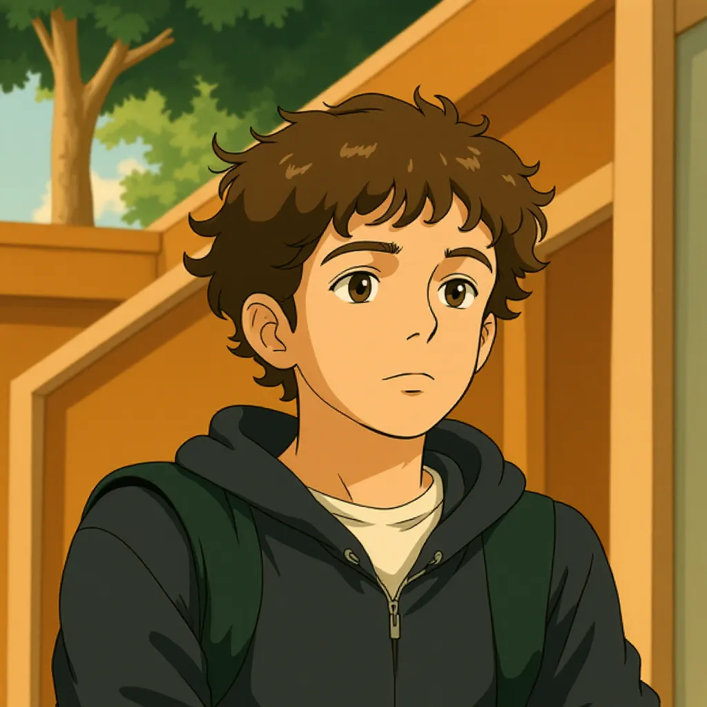 Jesse Eisenberg in The Social Network (2010) - Anime style