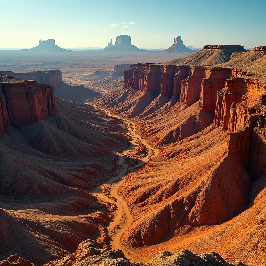 Aerial Badlands: Eroded Layers and Rugged Textures
