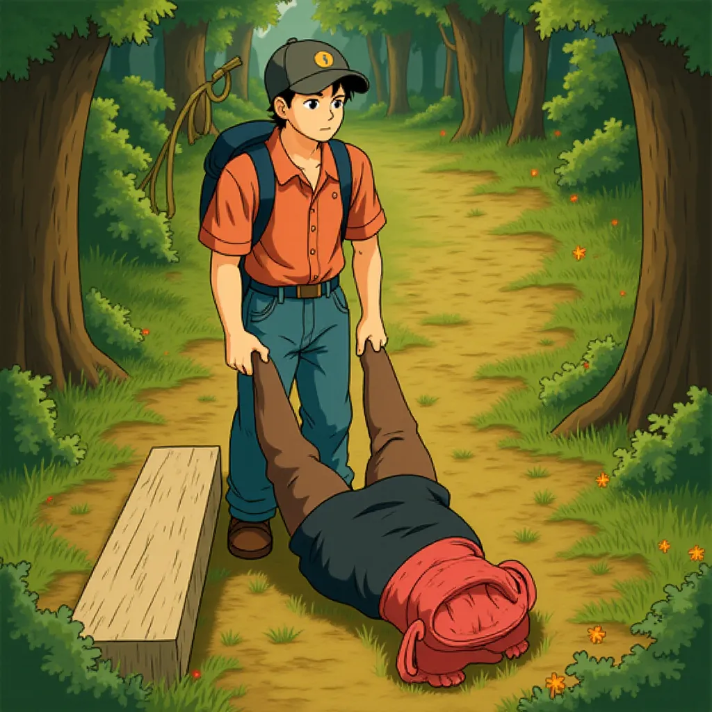 Alan Tudyk in Tucker and Dale vs Evil (2010) - Anime style