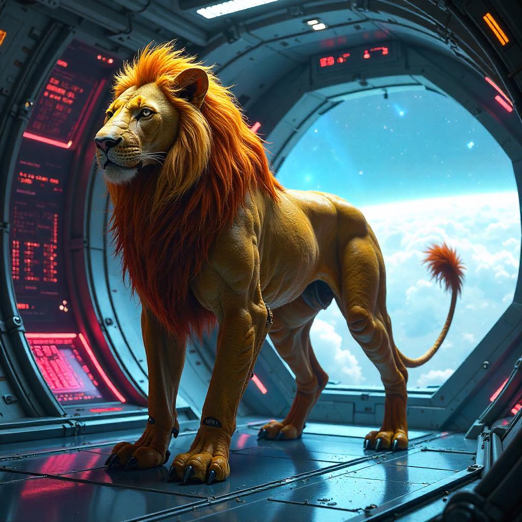 Manticore Sentinel in a Space Colony