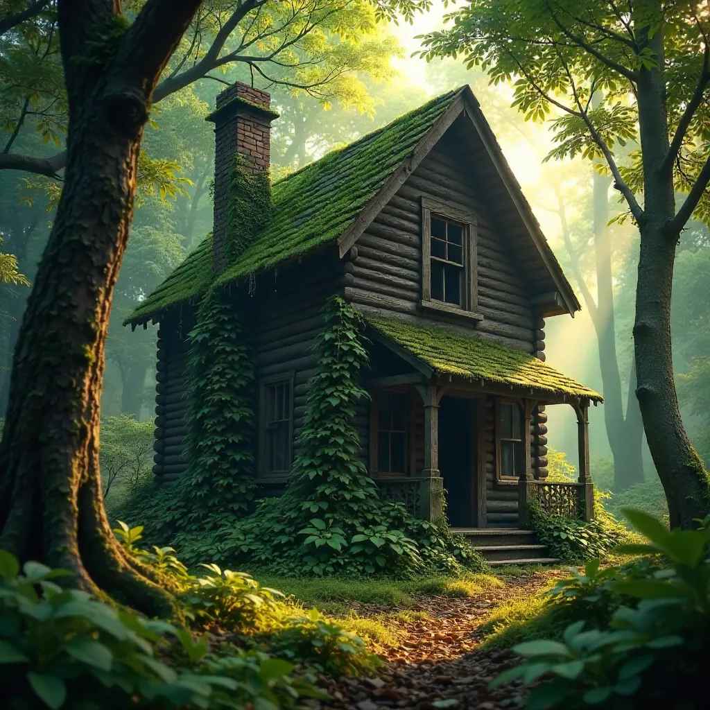 Whispering Verdant Abandonment: The Forest House