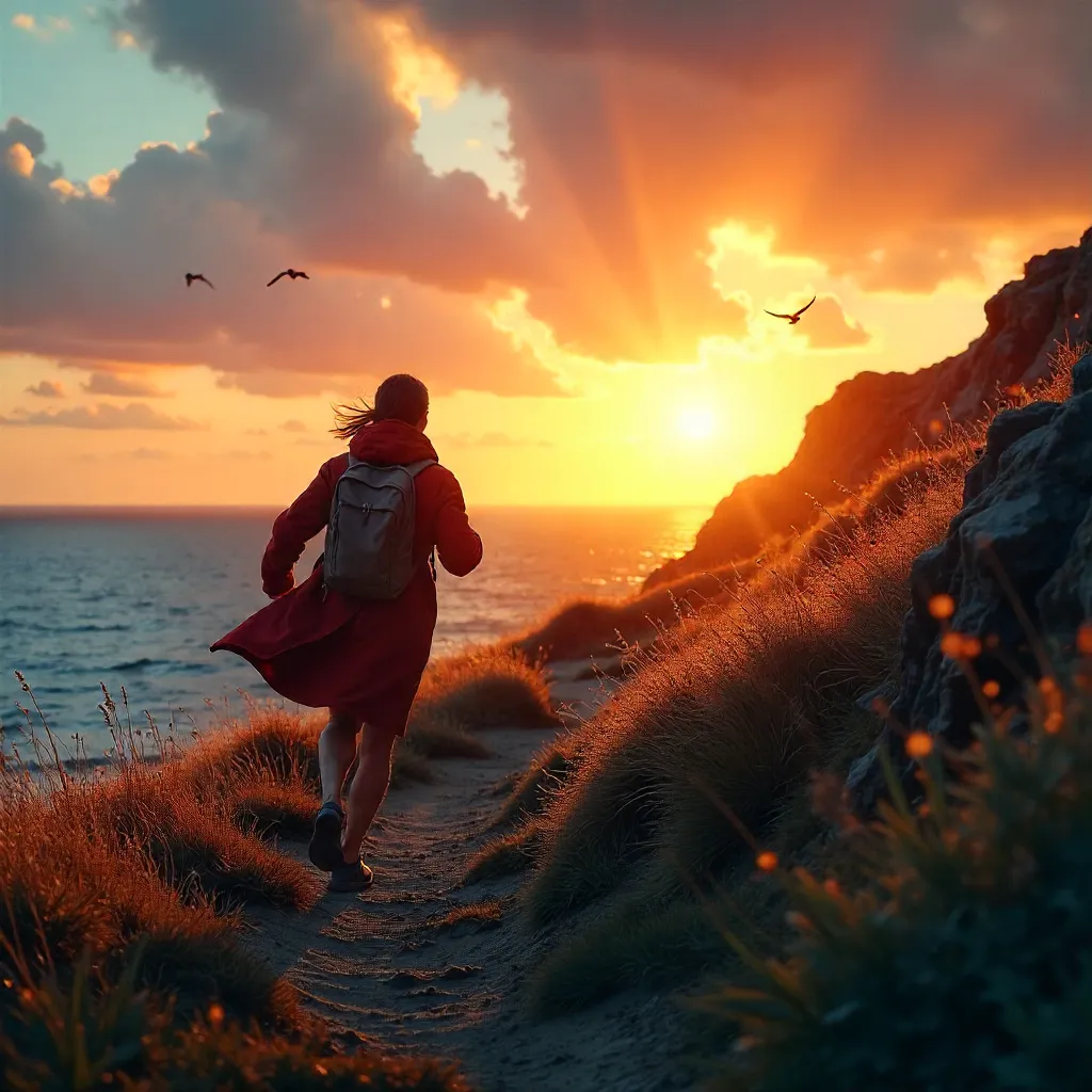 Chasing the Sun: Golden Hour on a Coastal Trail