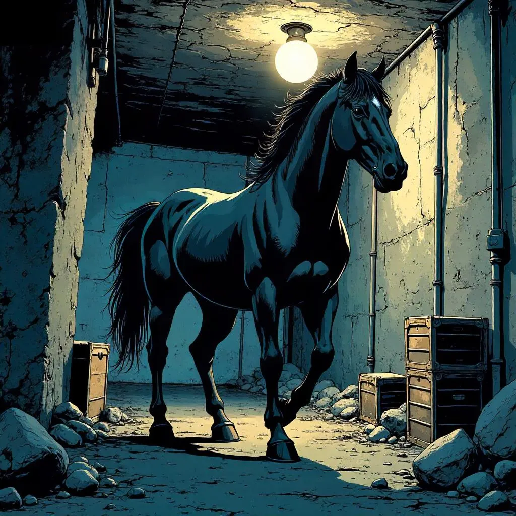 Basement Noir: The Comic Horse Emerges