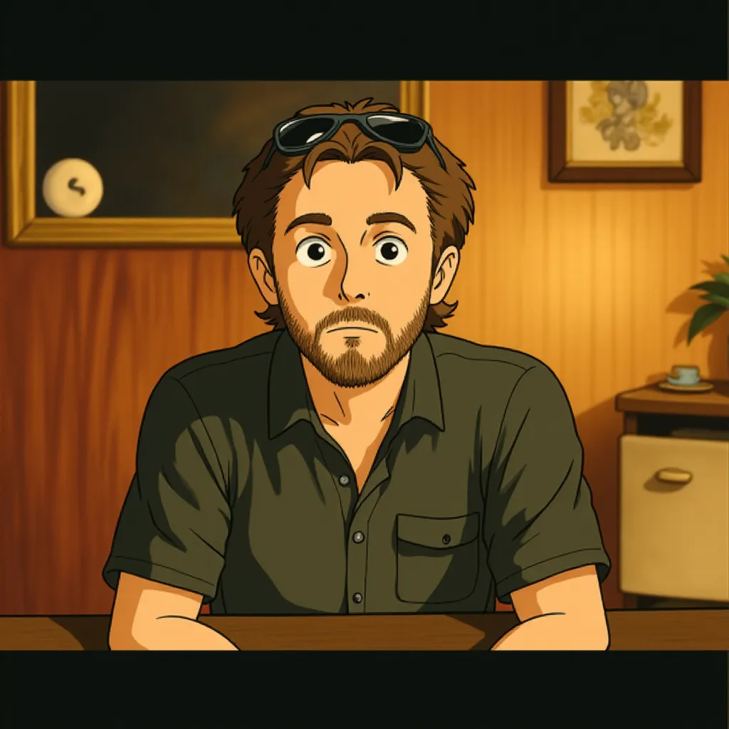 Derek Cianfrance in Blue Valentine (2010) - Anime style