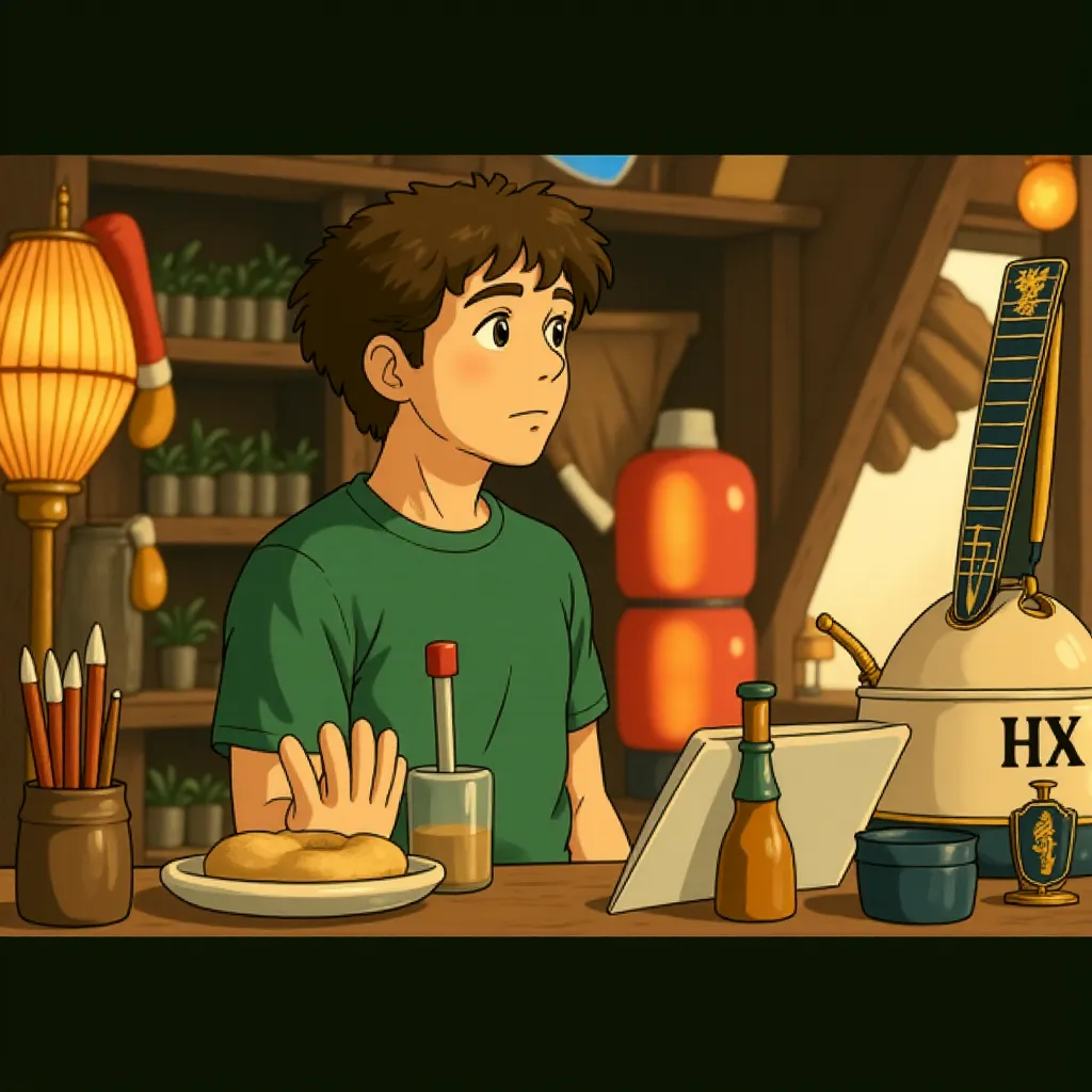 Lukas Gage in Road House (2024) - Ghibli style