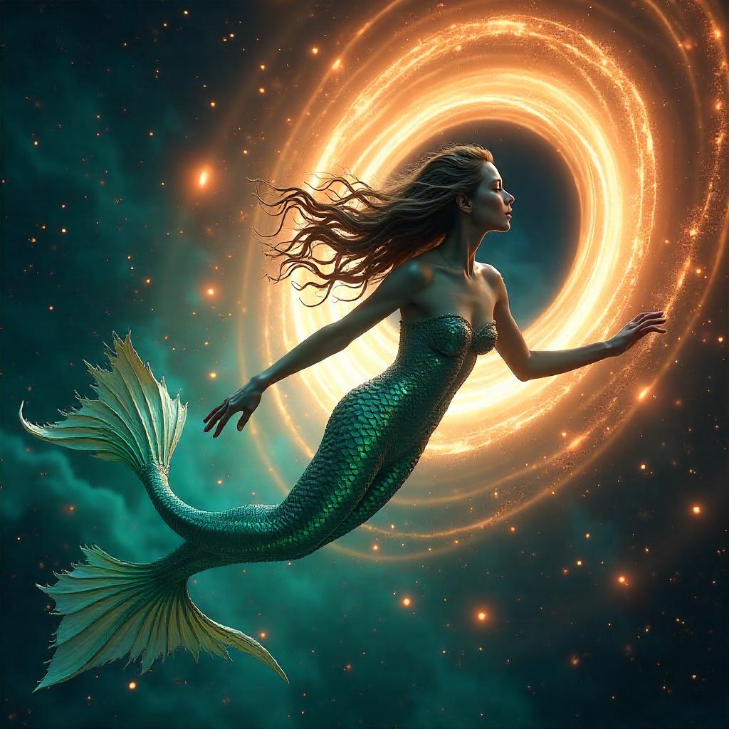 Siren in the Luminous Heart of a Black Hole
