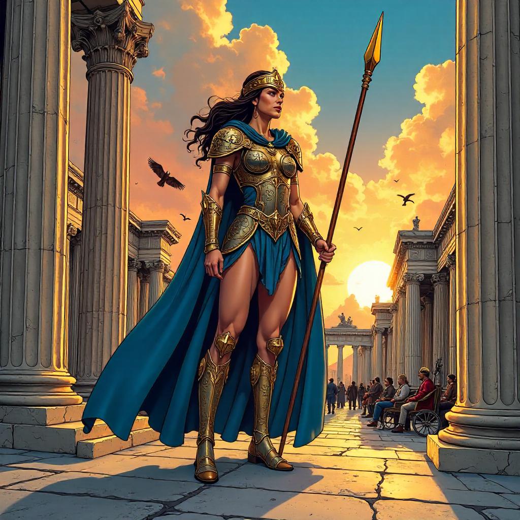 Valkyrie in the Roman Forum: Comic Clash