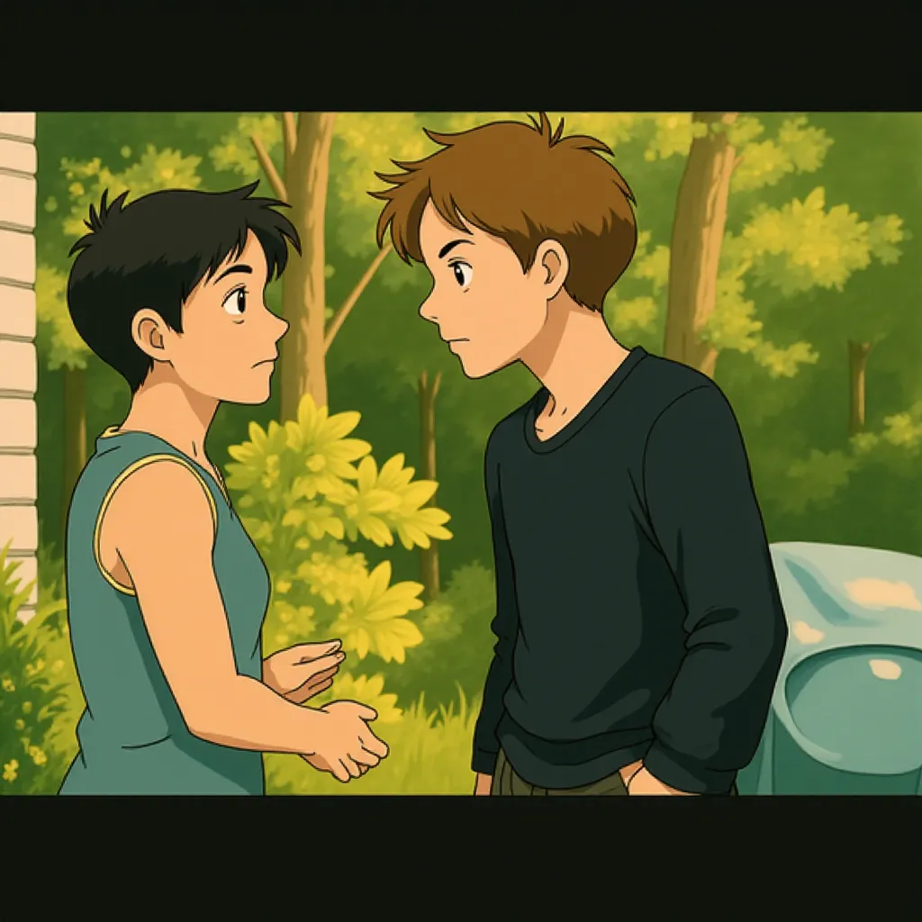 Taylor Lautner and Robert Pattinson in The Twilight Saga: Eclipse (2010) - Anime style