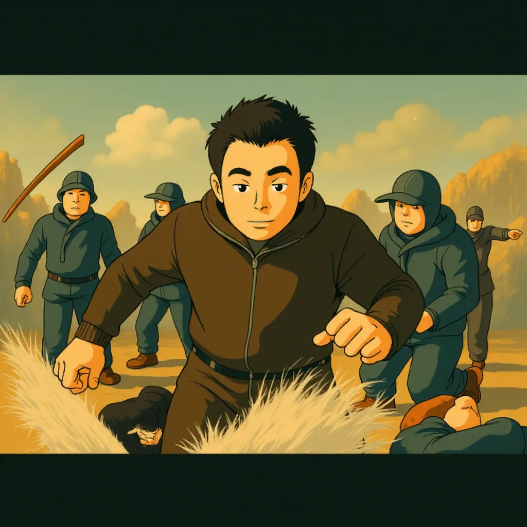 Russell Crowe in Robin Hood (2010) - Anime style