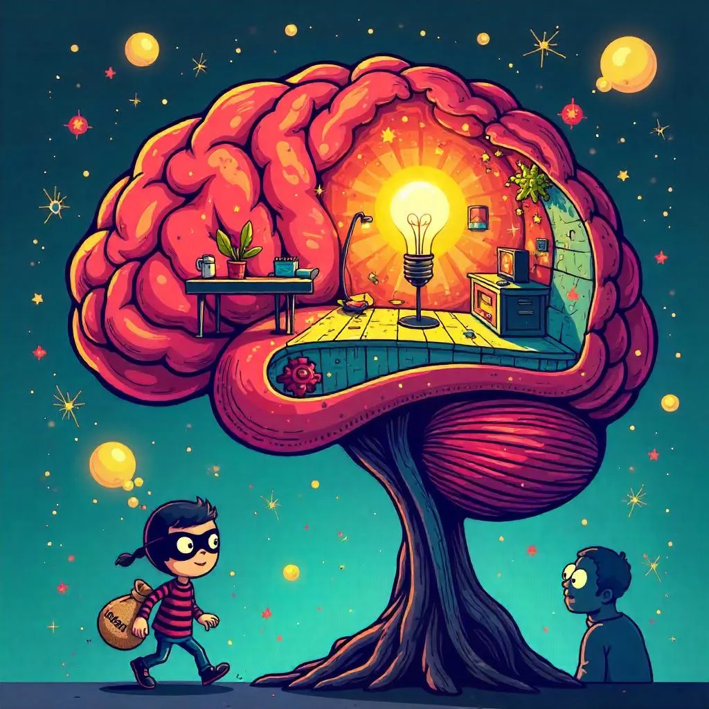 Inside the Mind: A Cartoon Thief at Work
