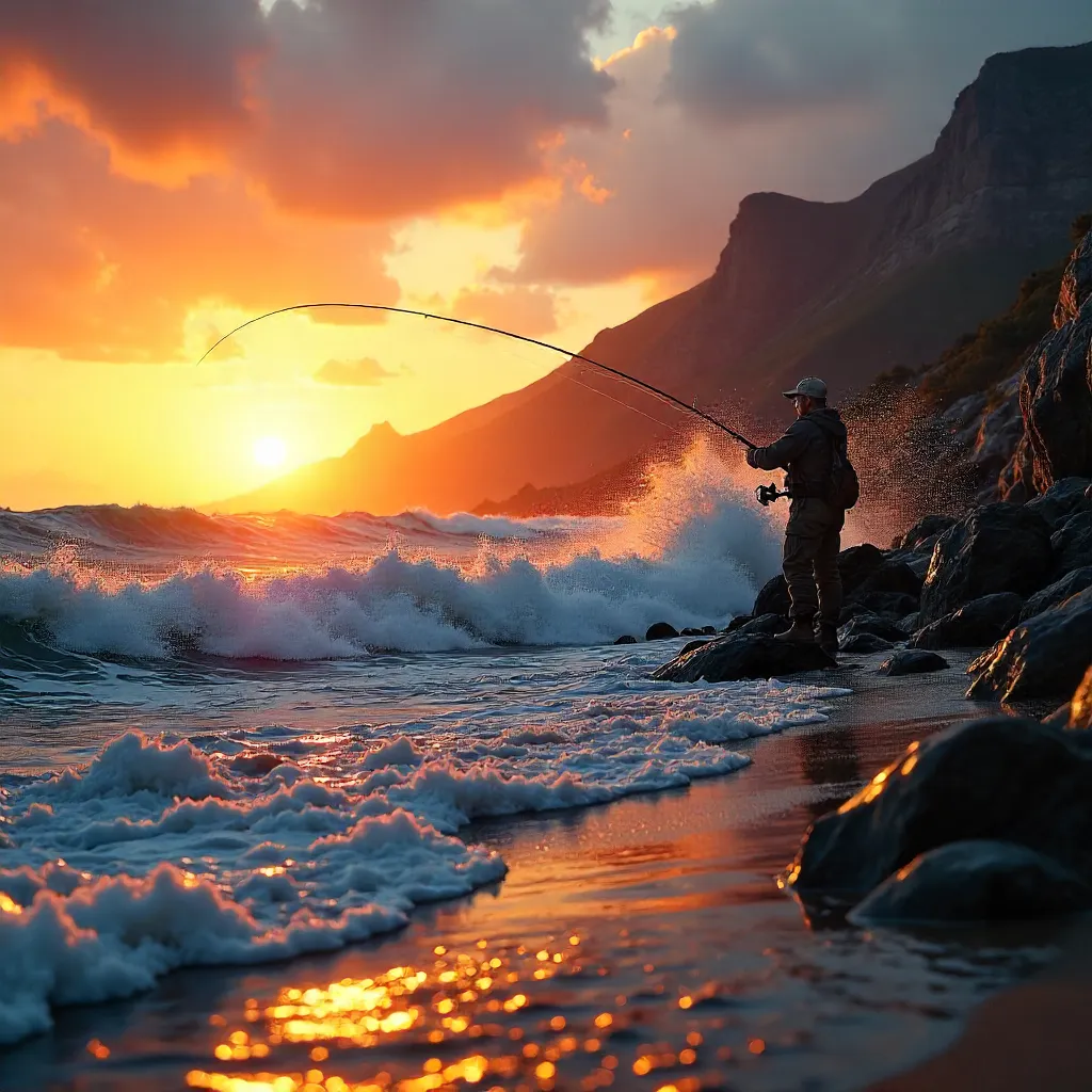 Sunset Cast at Still Bay Fisherman