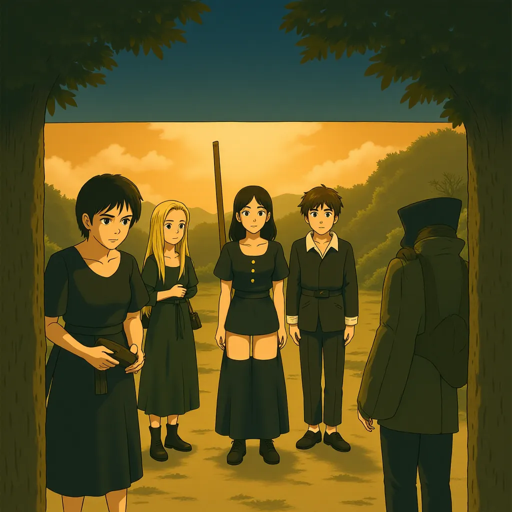 Scott Glenn, Emily Browning, Abbie Cornish, Jena Malone, and Jamie Chung in Sucker Punch (2011) - Anime style