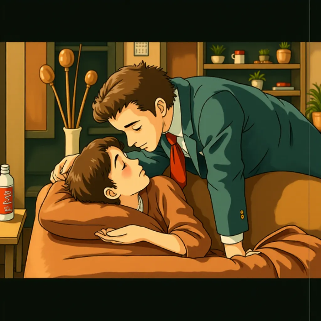 Anne Hathaway and Jake Gyllenhaal in Love & Other Drugs (2010) - Anime style