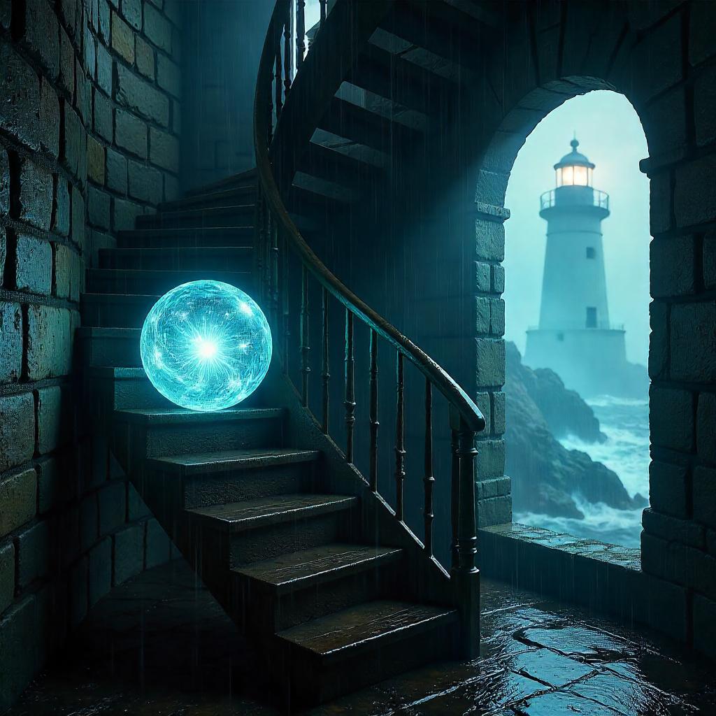 Spirit Orb in a Lighthouse: Photoreal Moment