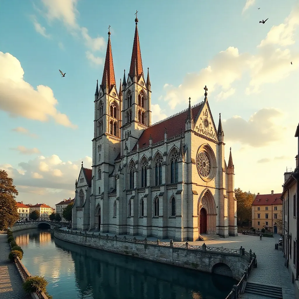 Stunning Gothic Revival Cathedral in Novi Sad