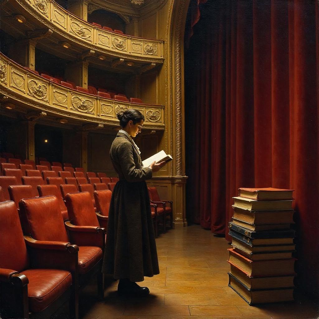 The Bookish Librarian in Velvet Theater