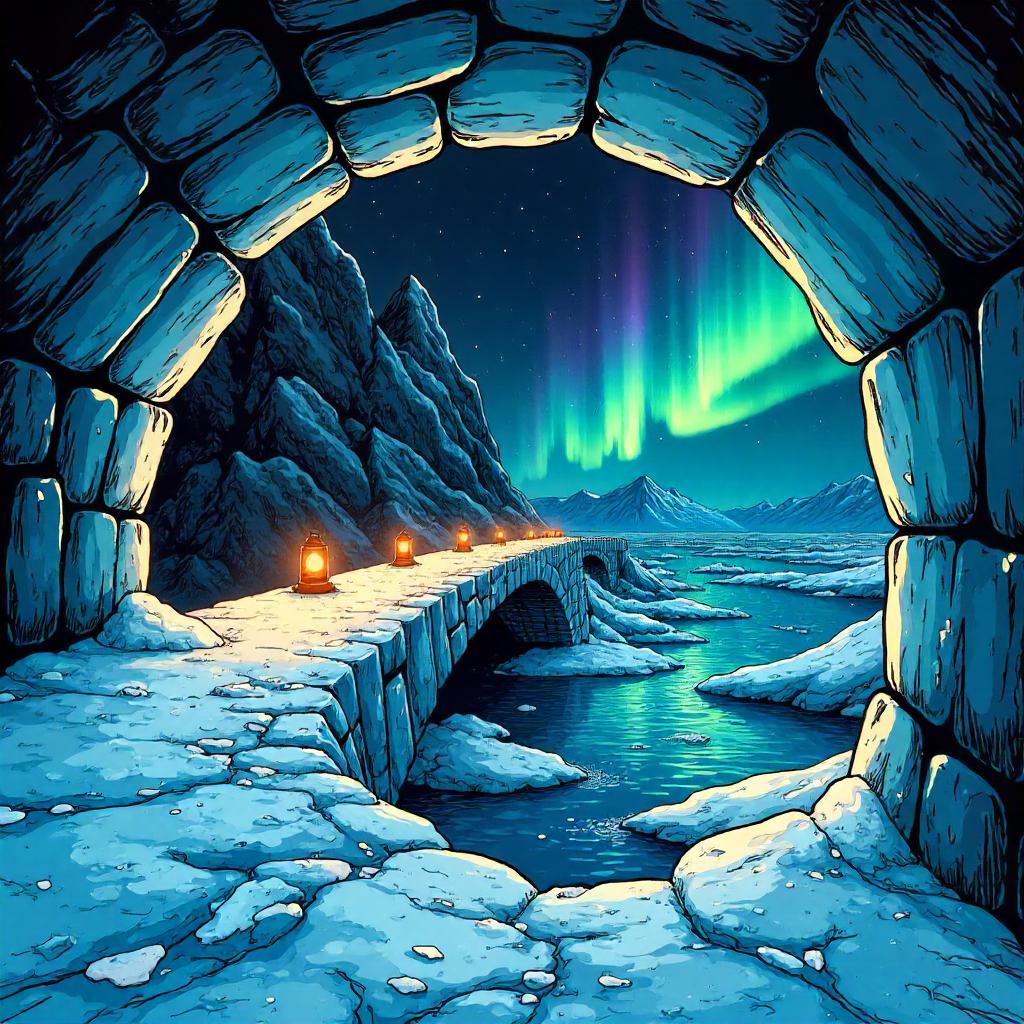 Bridge Inside an Igloo: Comic Ice Odyssey