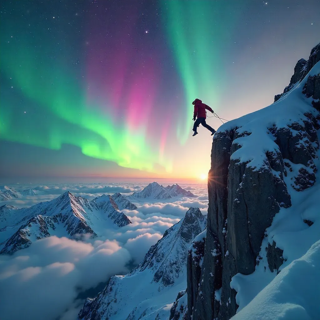 Above and Beyond: A Leap into the Infinite Sky