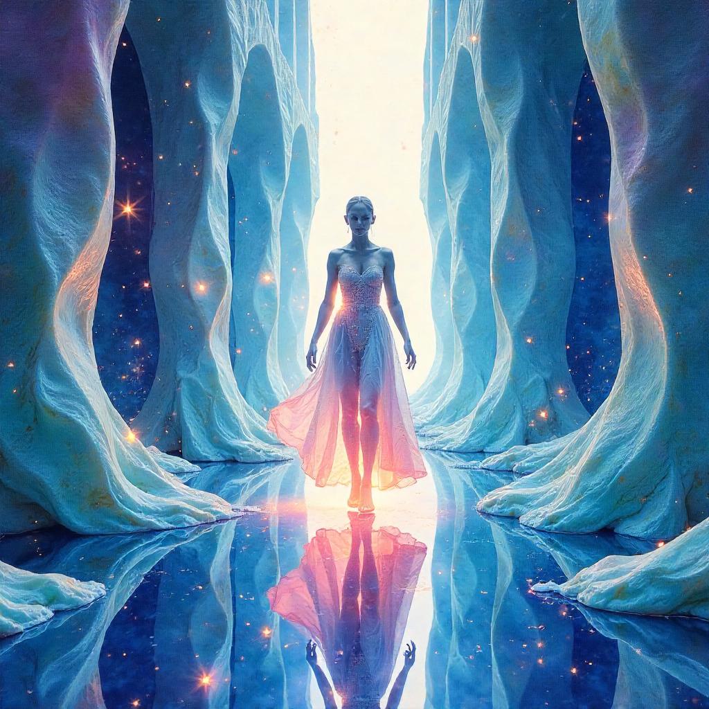 Holographic Watercolor in a Mirror Dimension