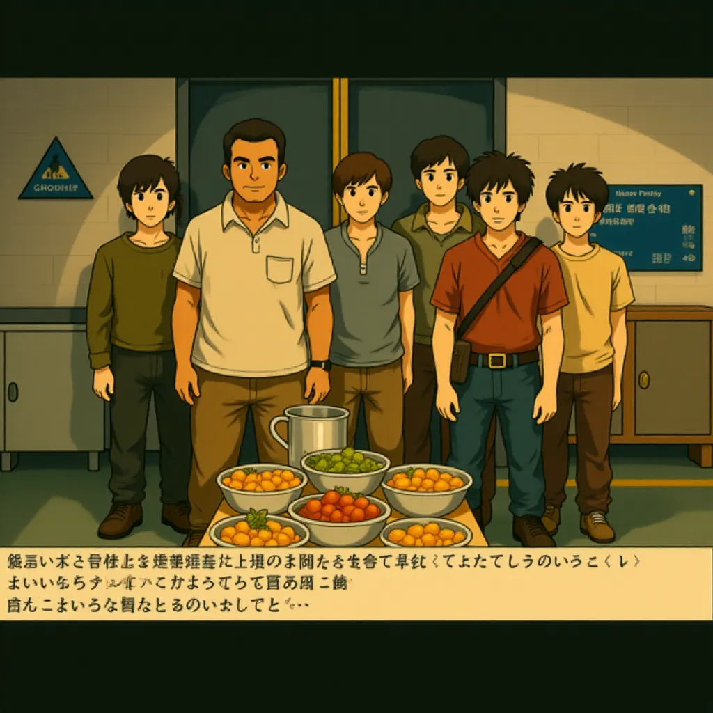 Thomas Brodie-Sangster, Alexander Flores, Kaya Scodelario, Dexter Darden, Dylan O'Brien, Ki Hong Lee, Bryce Romero, and Gary Hood in Maze Runner: The Scorch Trials (2015) - Anime style