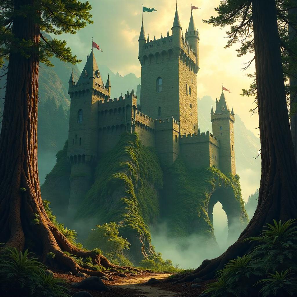 Castle Among the Redwood Giants