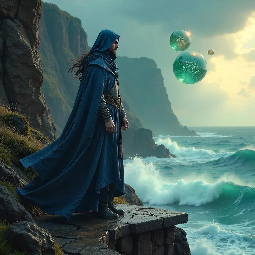 Photorealistic Oracle at the Cliff's Edge