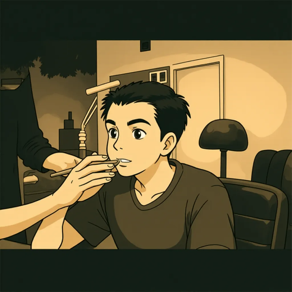 Joseph Gordon-Levitt and Kazu Hiro in Looper (2012) - Anime style