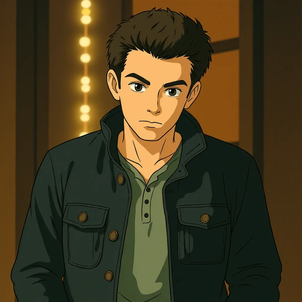 Colin Farrell in Total Recall (2012) - Anime style