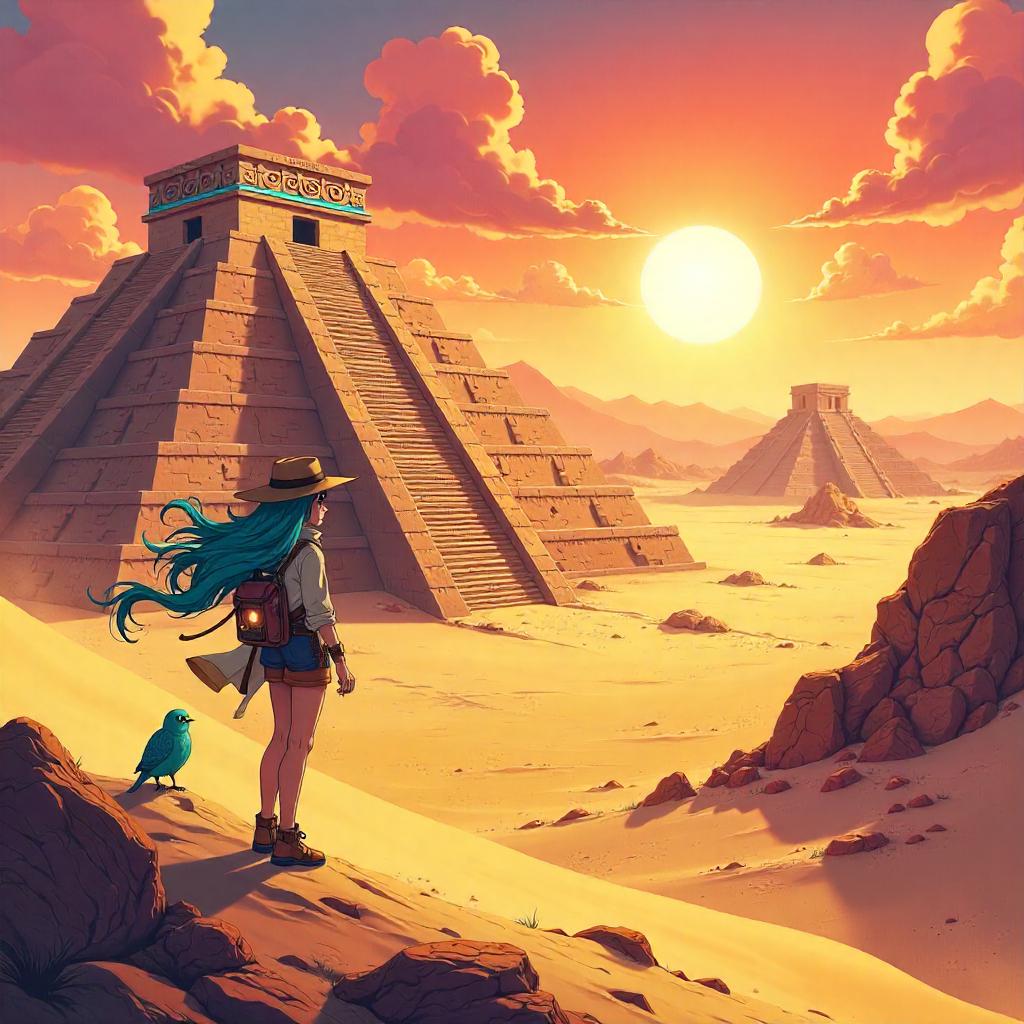 Desert Anime Adventure at Mayan Ruins
