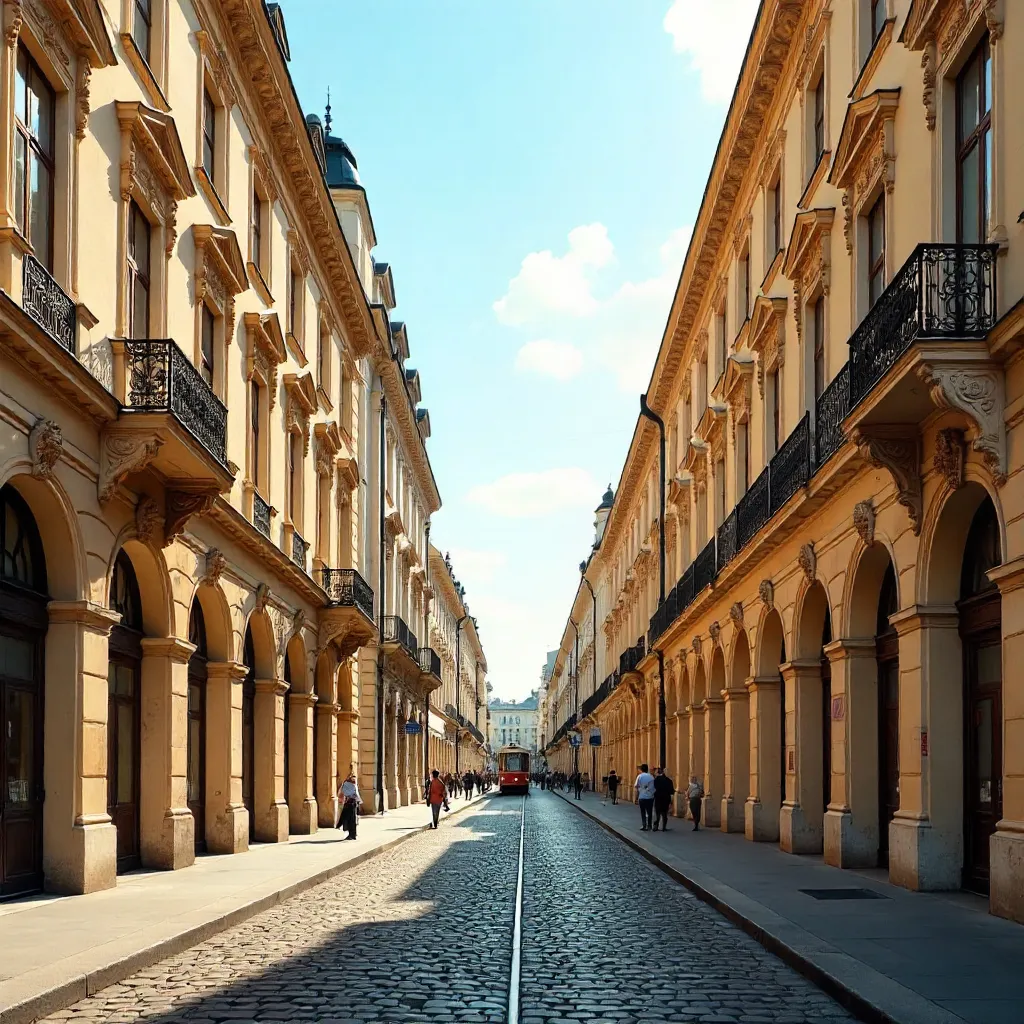 Golden Hour Vienna: Elegant Viennese Architecture