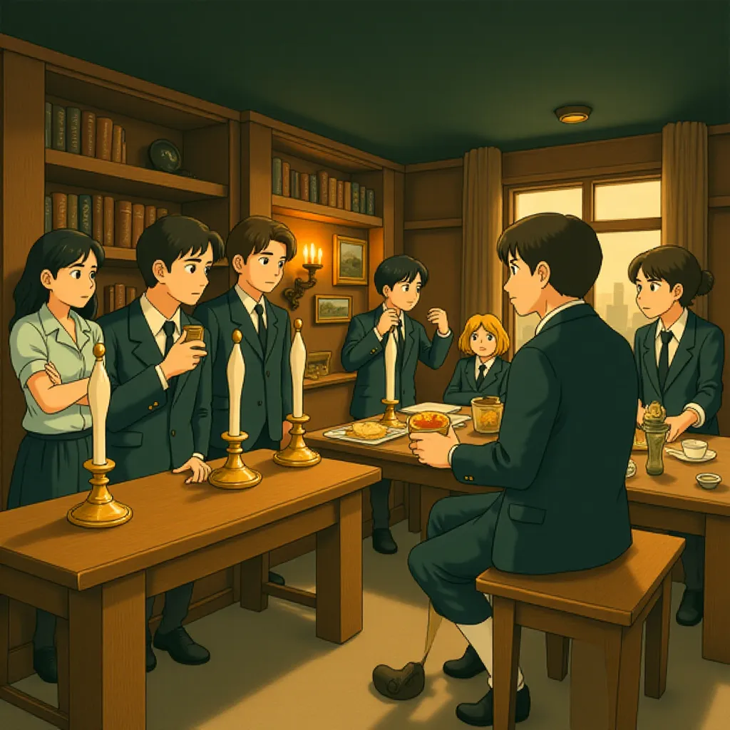 David Thewlis, Tom Hardy, Paul Anderson, and Taron Egerton in Legend (2015) - Anime style