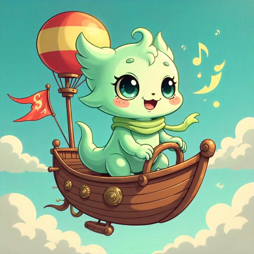 Banshee Captain of the Sky: Cartoon Airship