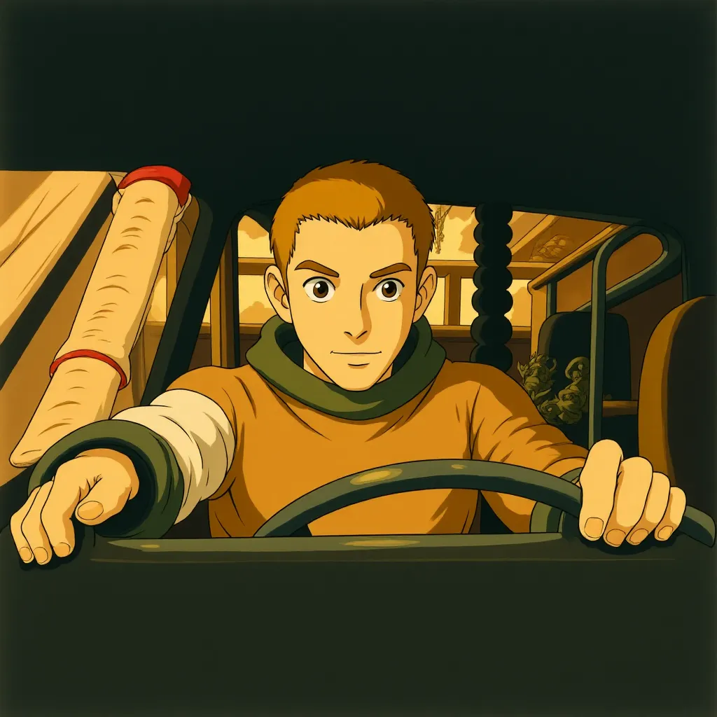 Josh Helman in Mad Max: Fury Road (2015) - Anime style
