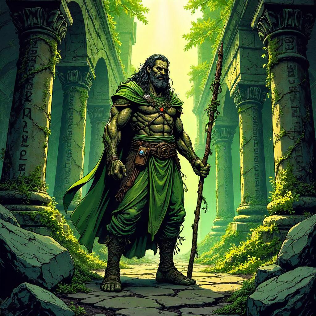 Druid of the Lost City: A Comic Book Hero