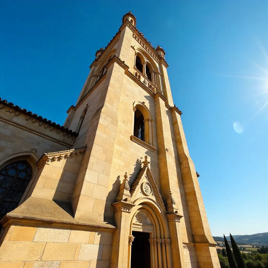 Avignon Cathedral Bell Tower under a Provence Sky