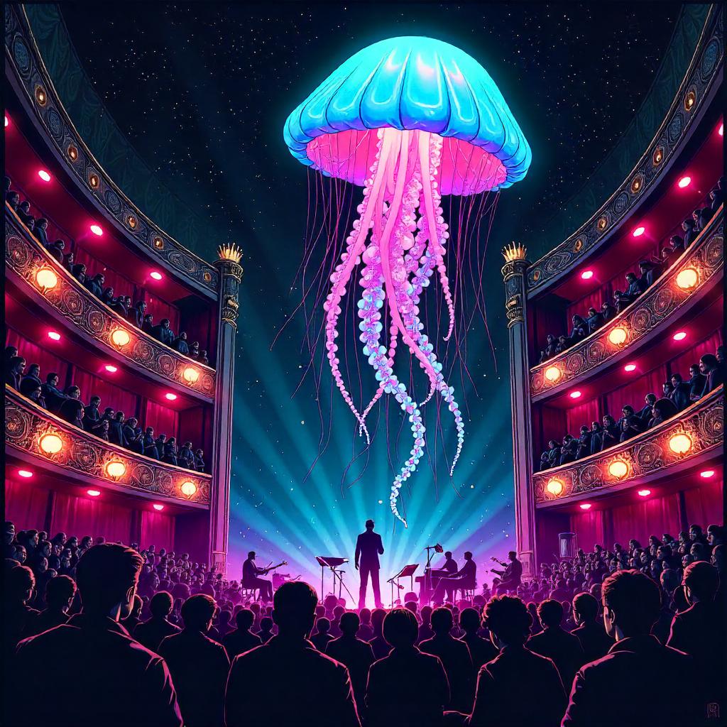 Jellyfish Concert Hall: A Bold Comic-Book Moment