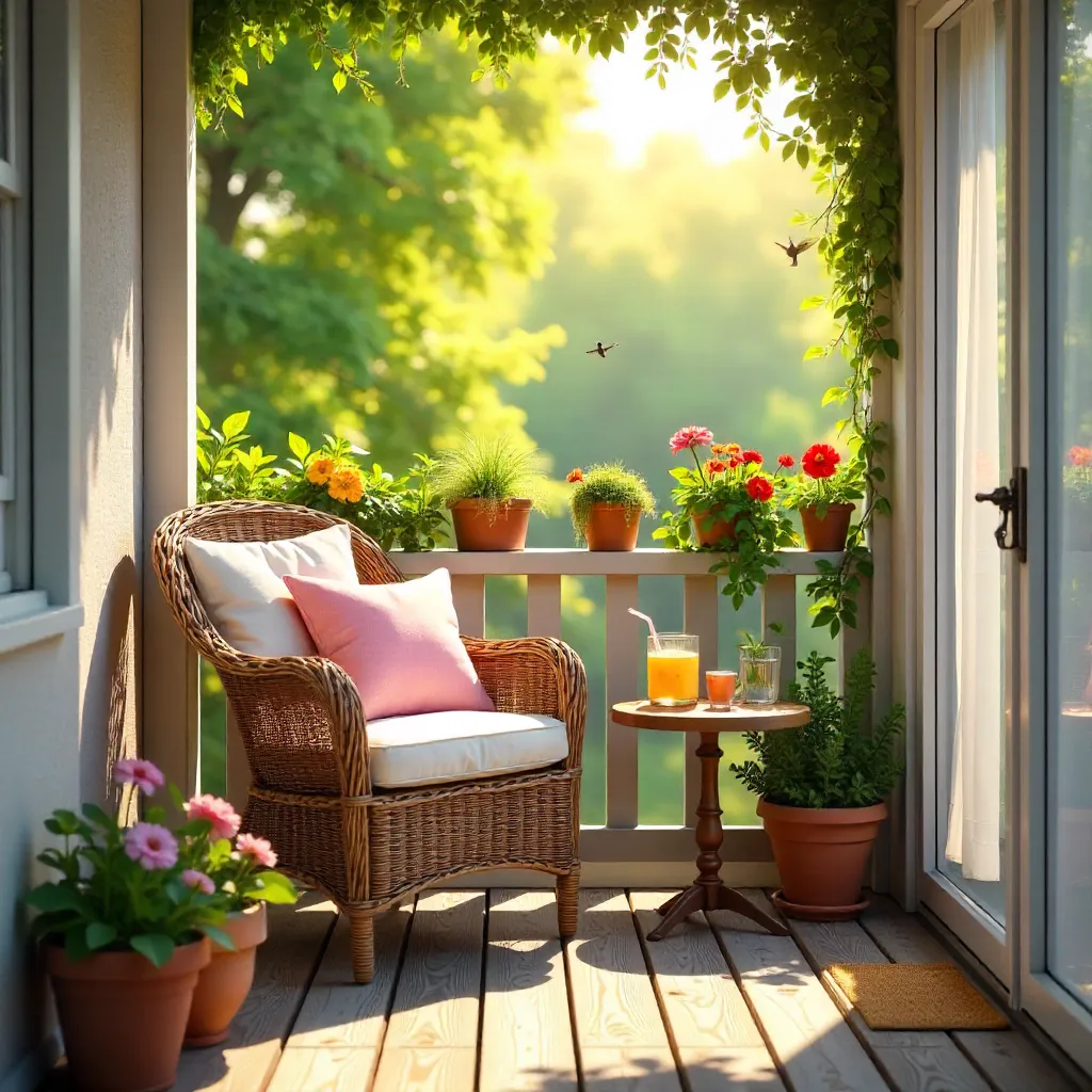 Summer Corner: Sunlit Garden Nook