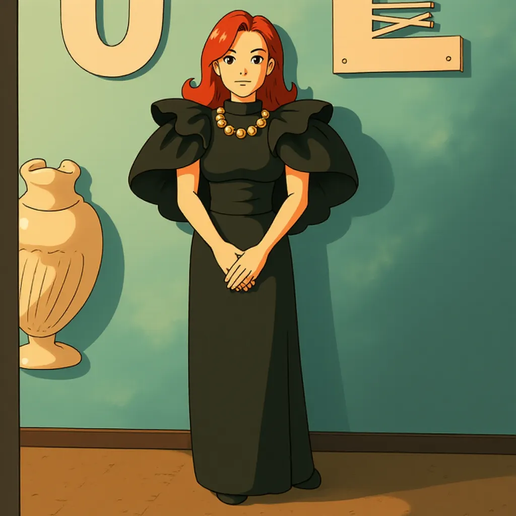 Lady Gaga at an event for Joker: Folie à Deux (2024) - Ghibli style