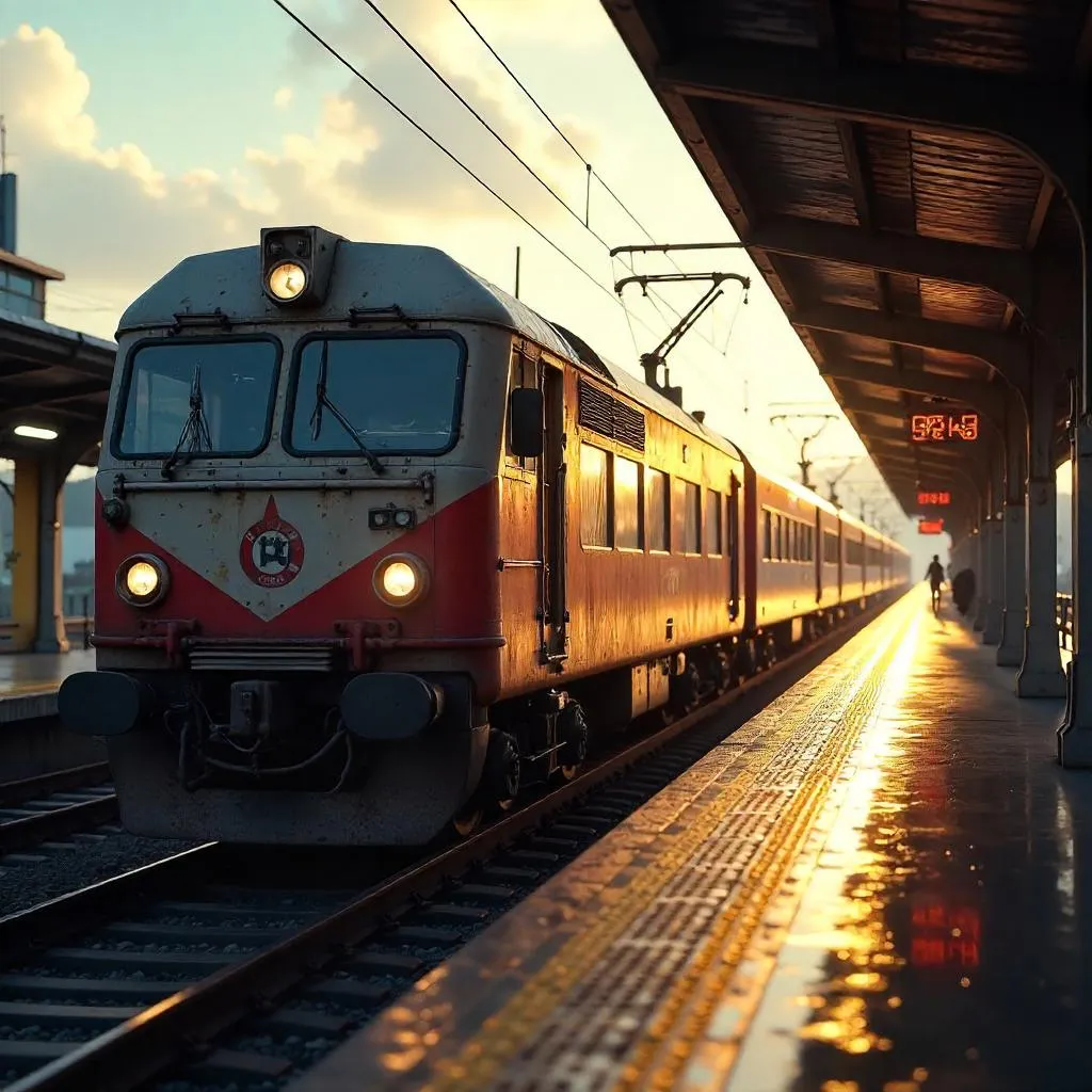 Photorealistic Train in a Modern Game Engine