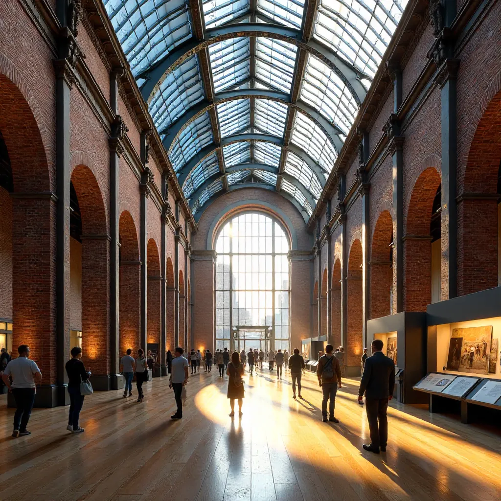 Rijksmuseum Atrium: Modern Architecture Meets Activity