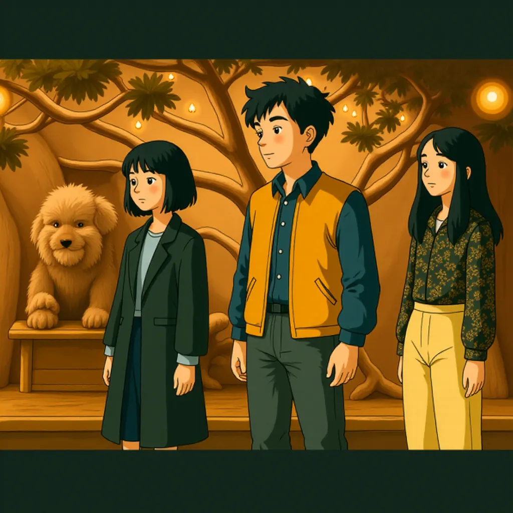 Meng'er Zhang, Simu Liu, and Awkwafina in Shang-Chi and the Legend of the Ten Rings (2021) - Anime style