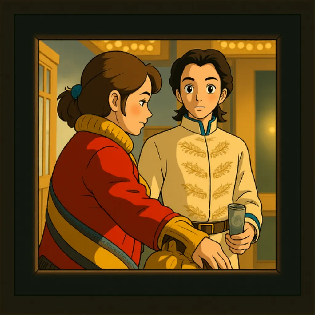 Derek Jacobi and Richard Madden in Cinderella (2015) - Anime style