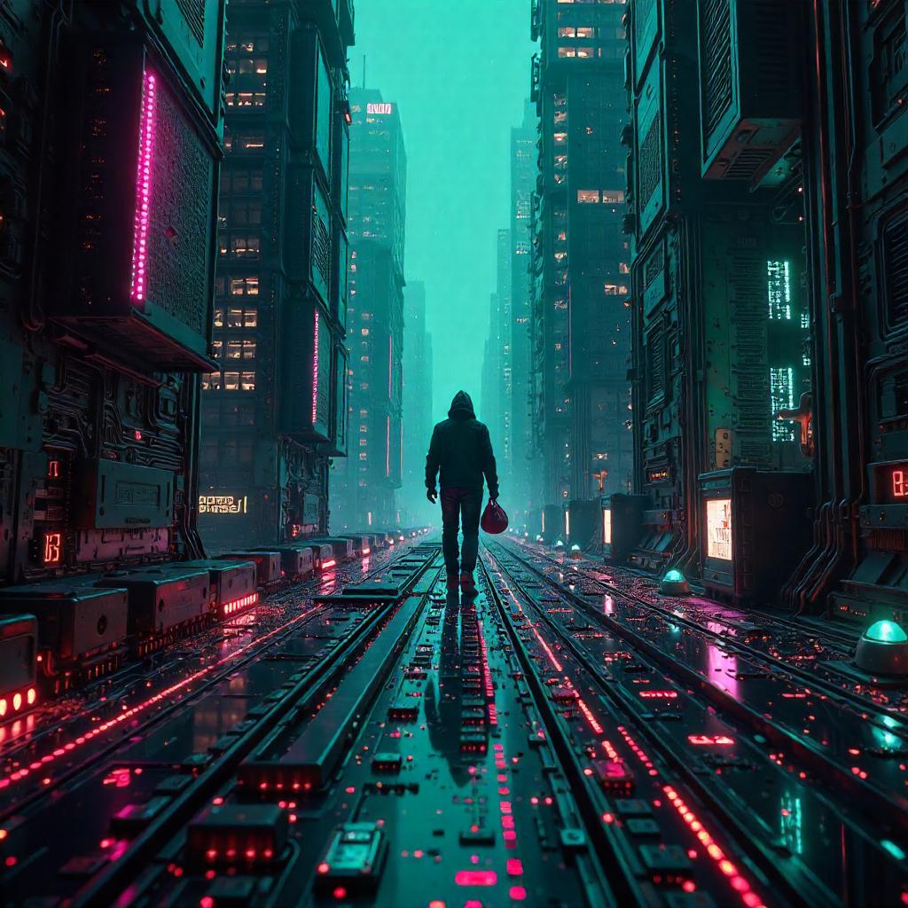 The Neon Thief Inside a Computer Circuit