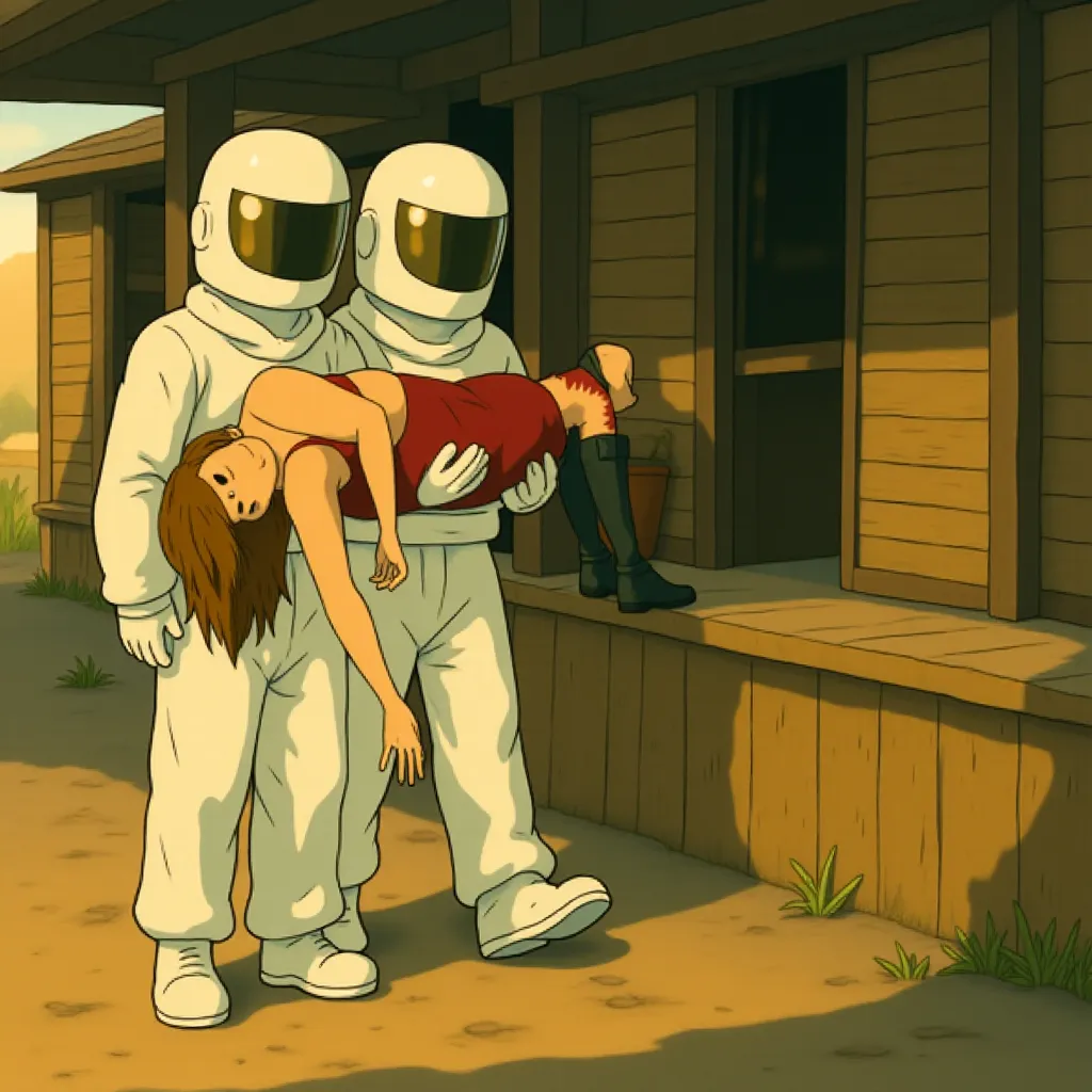 Milla Jovovich in Resident Evil: Extinction (2007) - Anime style