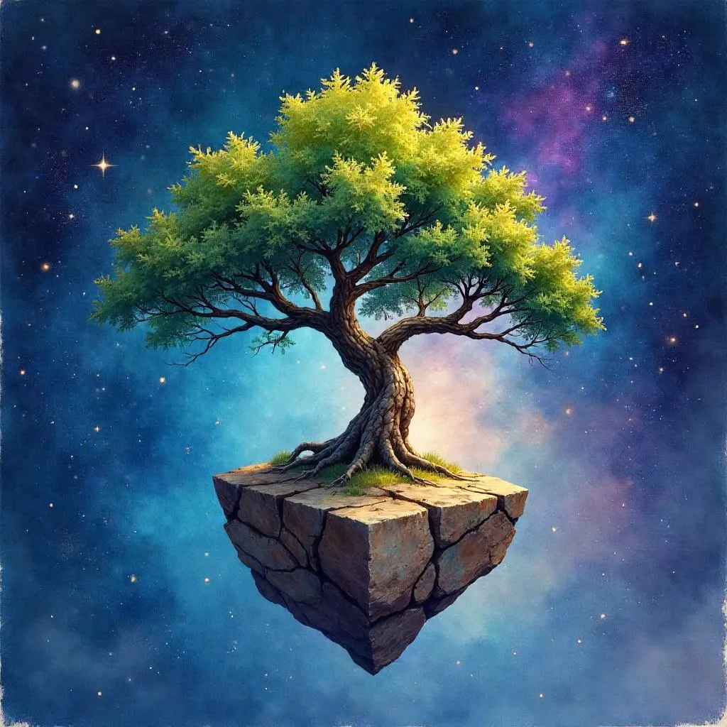 A Lone Tree Among the Stars
