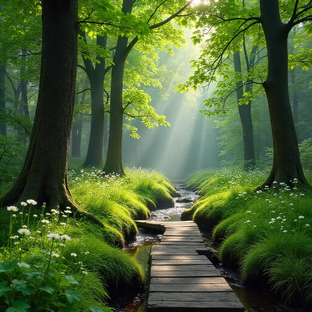 Springtime Peace in the Forest of Compiègne