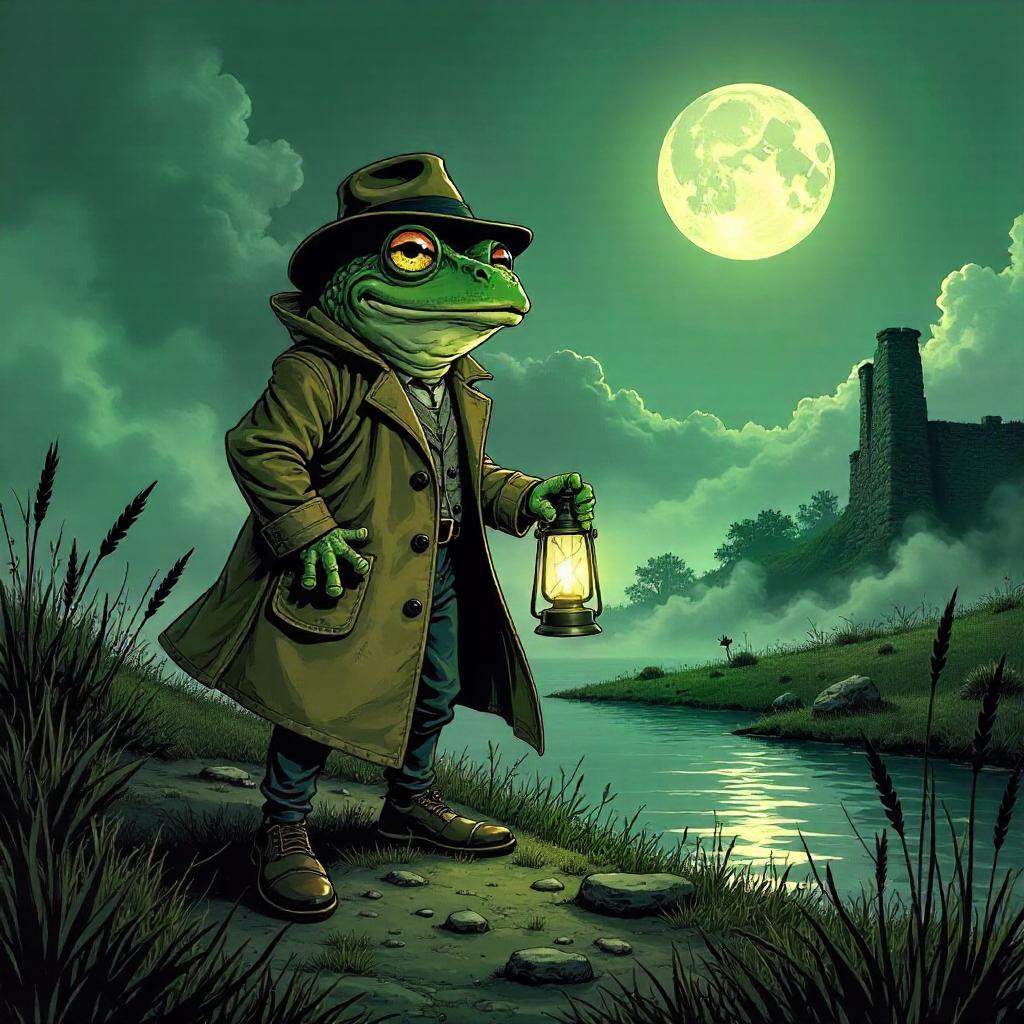 Noir Toon on the Fogged Moor: The Frog Detective